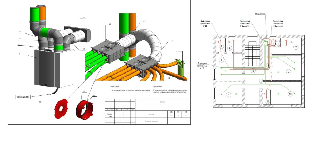 Проект системы вентиляции
